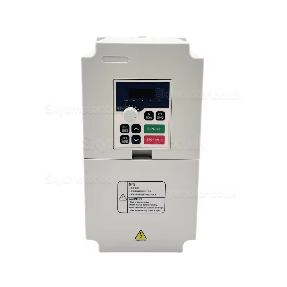 5.5KW VFD Spindle Drives Variable Frequency Drive H100-5.5S2/T4 220V/380V for CNC Spindle Motor and Engraving Machine